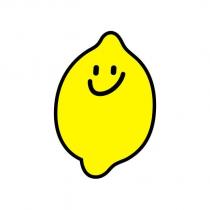 personified lemon logo