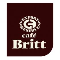 EXPORT RESERVE Cafe Britt