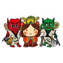 媽祖婆與千順將軍 Q 版圖