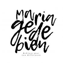 Maria ge de bien Achieve your new difference 設計字