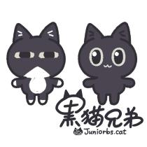 黑貓兄弟 Juniorbs.cat 及圖