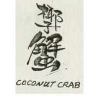 椰子蟹 COCONUT CRAB 