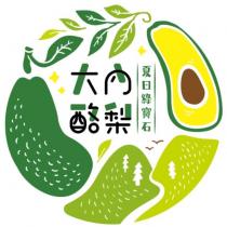 大內酪梨 夏日綠寶石及圖