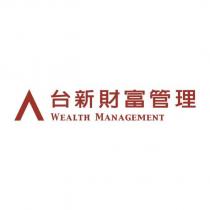 台新財富管理 WEALTH MANAGEMENT 及圖(紅色)