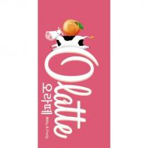 Olatte 及其韓文字 Milky & Fruity 及設計圖