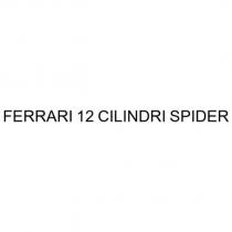 FERRARI 12 CILINDRI SPIDER