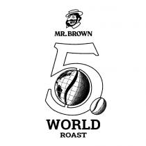 MR. BROWN 5 WORLD ROAST 及圖