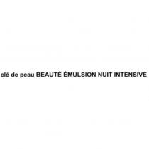 cle de peau BEAUTE EMULSION NUIT INTENSIVE