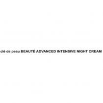 cle de peau BEAUTE ADVANCED INTENSIVE NIGHT CREAM