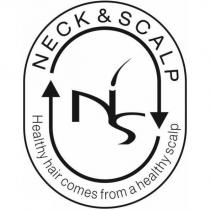 NS NECK & SCALP Healthy hair comes from a healthy scalp 設計圖