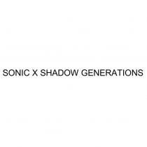 SONIC X SHADOW GENERATIONS