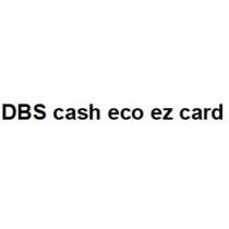 DBS cash eco ez card