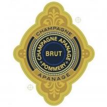 CHAMPAGNE APANAGE POMMERY BRUT and design