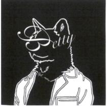 Betty opt meow 設計字及視光喵設計圖