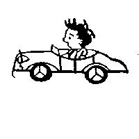 小孩玩車圖