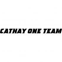 CATHAY ONE TEAM 設計字