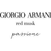 GIORGIO ARMANI red musk passione