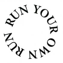 RUN YOUR OWN RUN 設計圖