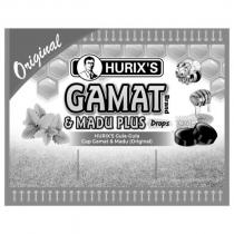 HURIX'S GAMAT Brand & MADU PLUS Drops HURIX'S Gula-Gula Cap Gamat & Madu及圖