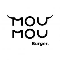 MOU MOU Burger 設計字