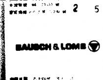 BAUSCH & LOMB WITH TRIANGLE IN CIRCLE