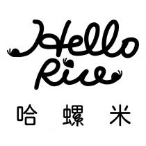 Hello Rice 哈螺米設計字