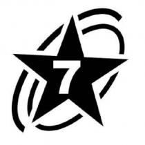 7 及星星軌跡圖