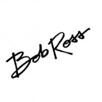BOB ROSS Horizontal Signature Logo