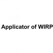 Applicator of WIRP