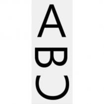 ABC 設計字