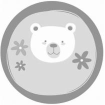 熊與花設計圖