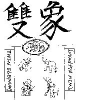 雙象 TWIN ELEPHANT 及圖