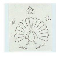 金孔雀及圖 Golden Peafowl