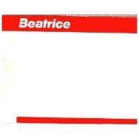 BEATRICE AND LABEL IN COLOR