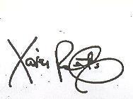XAVIER ROBERTS SIGNATURE