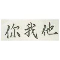 你我他