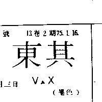 東其 VAX
