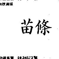苗條