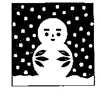 雪娃娃圖