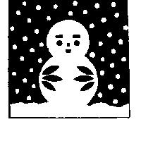 雪娃娃圖