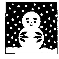雪娃娃圖