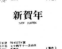 新賀年 NEW HAVEN