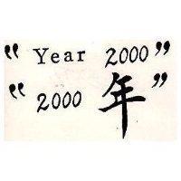 “ 2000 年” “ Year 2000 ”