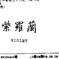 紫羅蘭 VIOLET