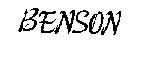 BENSON