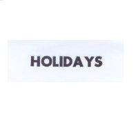 HOLIDAYS
