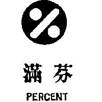 滿芬及圖 PERCENT