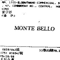 MONTE BELLO