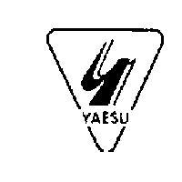 八重洲無線株式會社標章 Y AND YAESU IN A TRIANGULAR DEVICE (墨