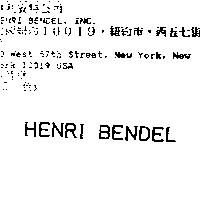 HENRI BENDEL